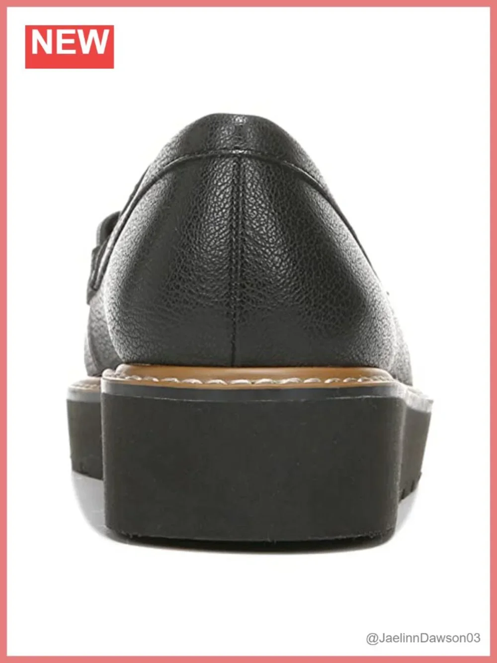 Naturalizer Emmal Lug Sole Slip-On Loafer Lightweight Chain Detail